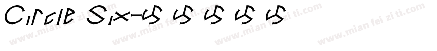 Circle Six字体转换